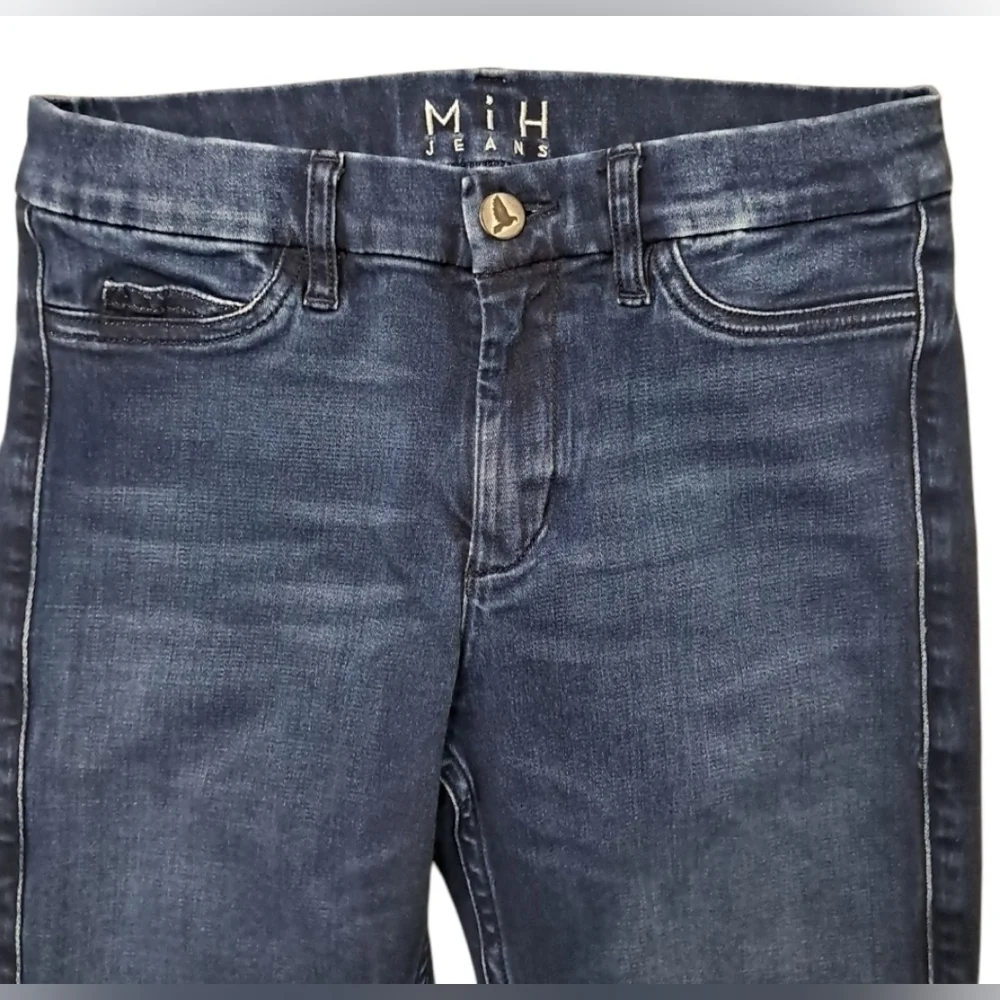 Anthropologie MiH The Skinny Marrakesh Mid Rise Kick Flare Jeans Size 25